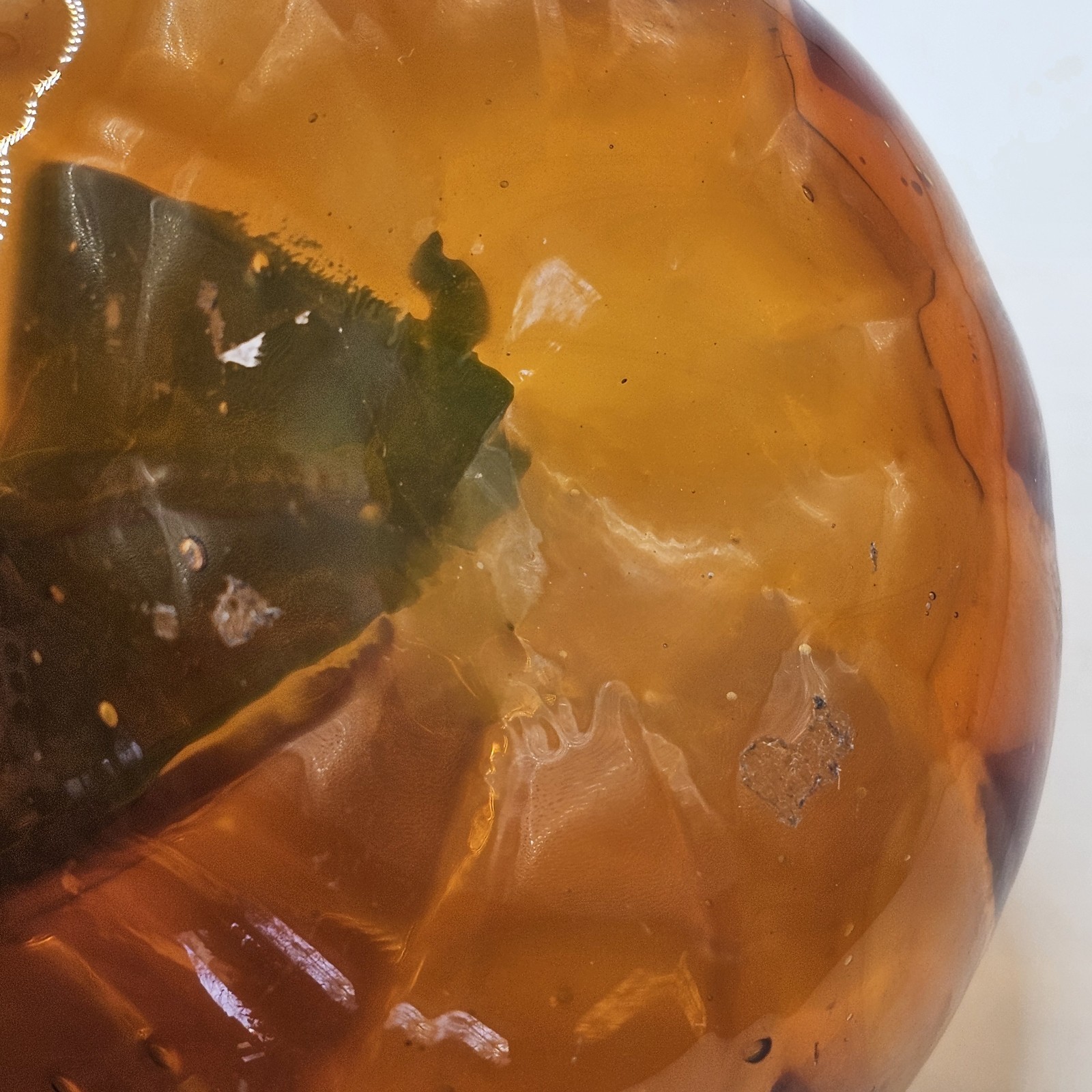 Hand Blown Glass Pumpkin Figurine Collectible Fall Halloween Autumn Thanksgivin
