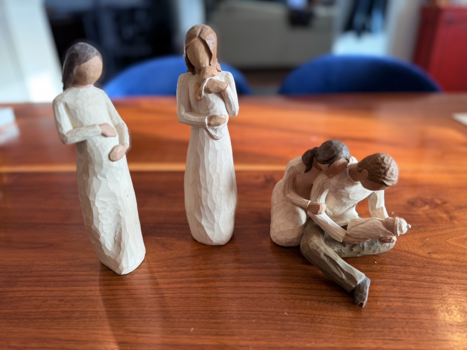 Willow Tree New Life, Angel of Mine, Cherish – Lot of 3 statuettes