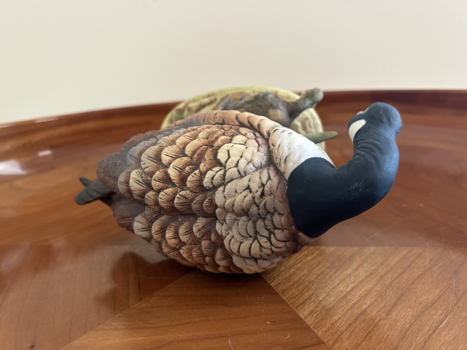 Andrea by Sadek Canada Goose Figurine Pair Porcelain Bird Sculpture Japan