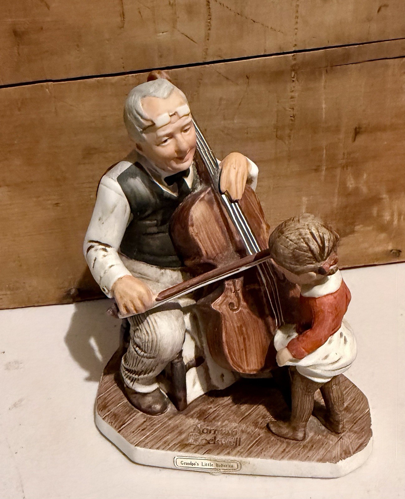 “Grandpa’s Little Ballerina” Norman Rockwell Figurine, by Dave Grossman 1979