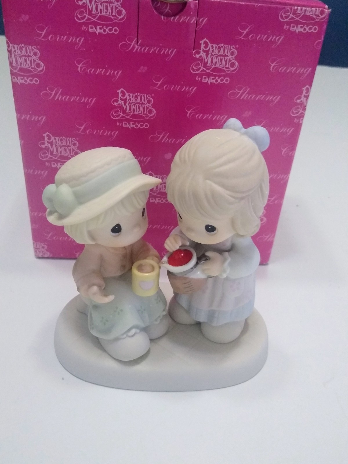 Precious Moments 108536 “Grounds For A Great Friendship” 2002 Porcelain