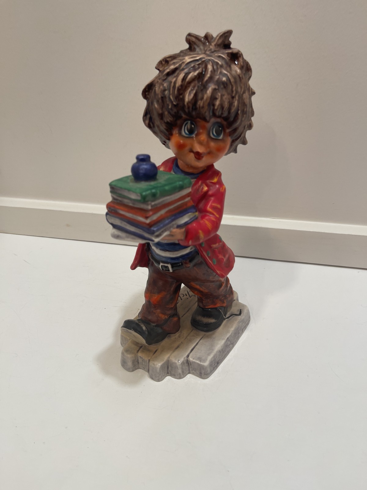 1971 W. Germany Goebel Figurine Big Eyes Boy Children of Paris Michel T.