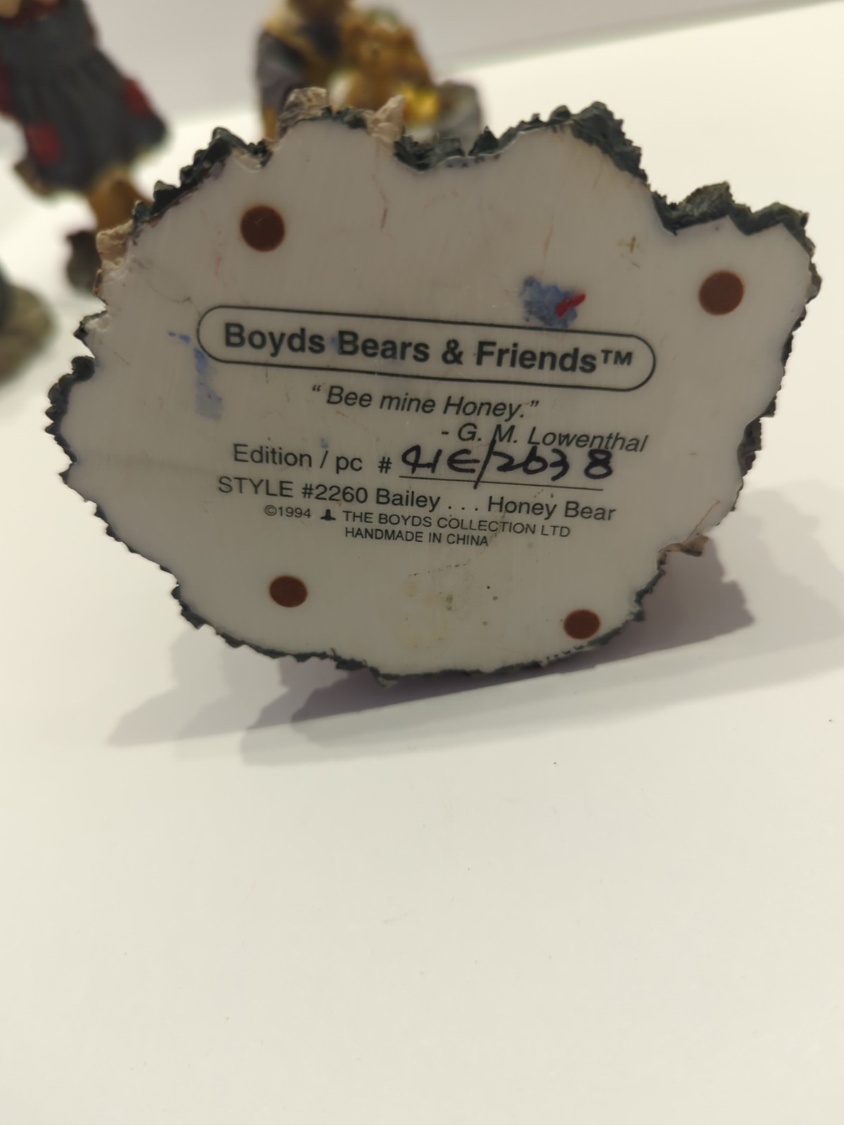 Lot Of 6 Vintage Boyd’s Bears & Friends Figurines Resin 1993-2004 – See List