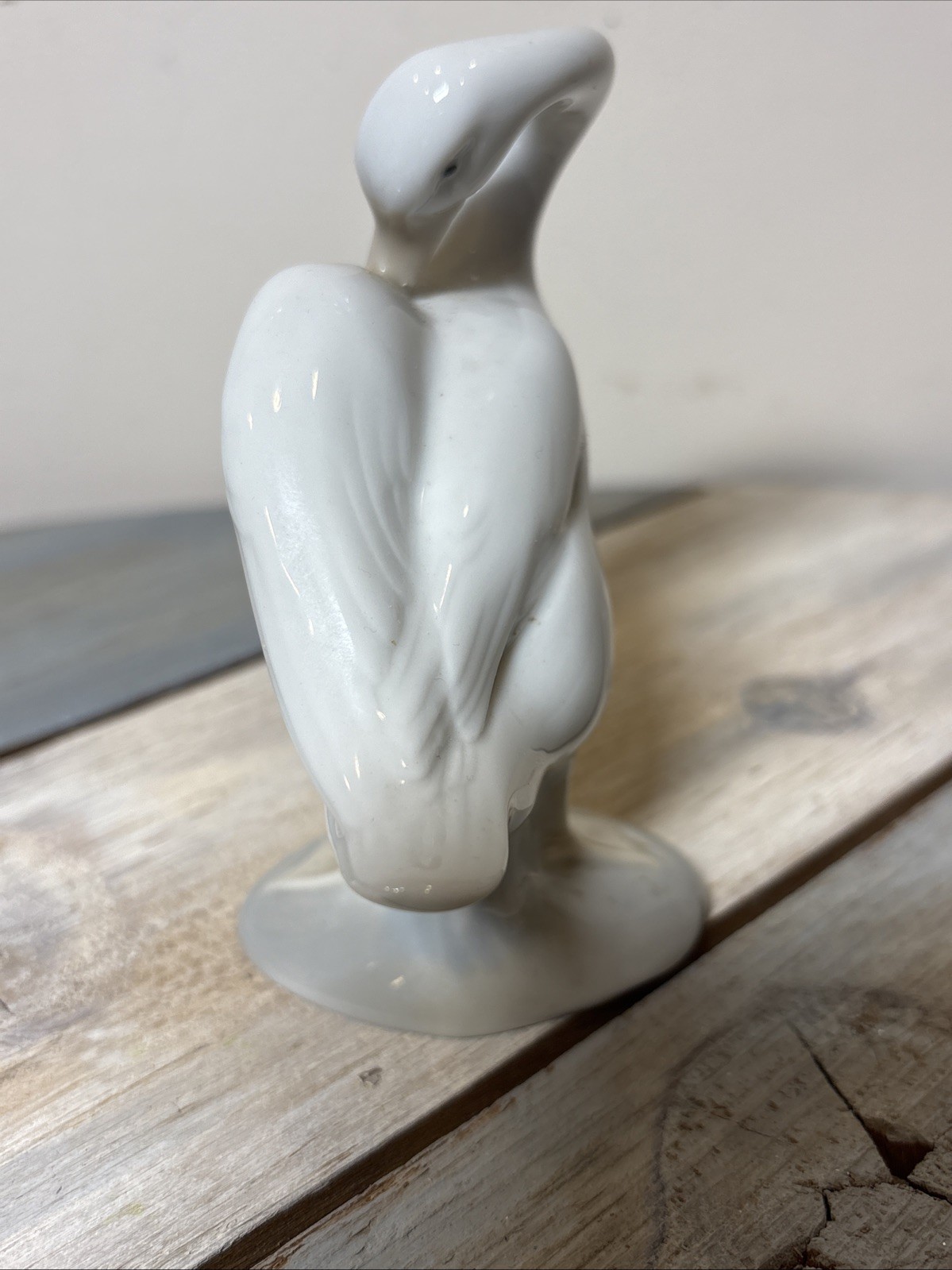 Vintage Lladro Little Duck Figurine 4553 Preening Goose Retired Fulgencio Garcia
