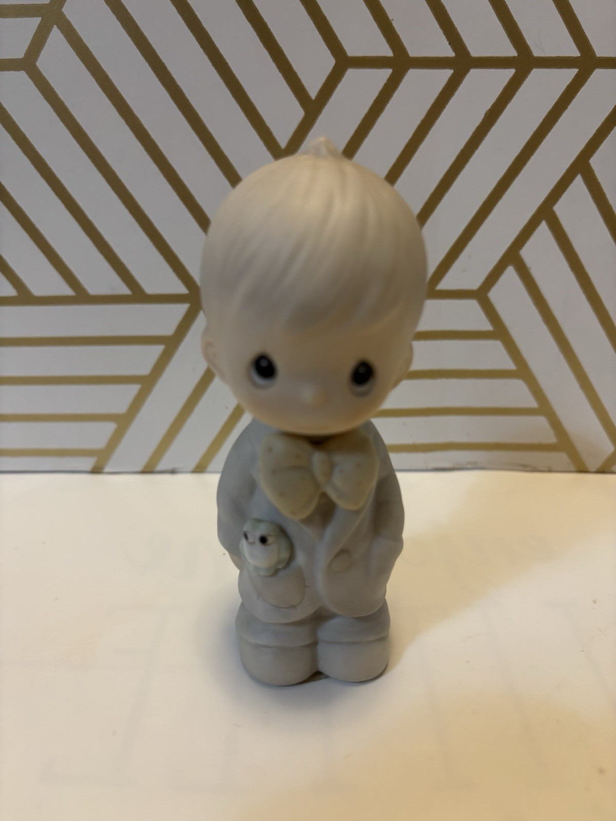 Precious Moments “Best Man” Figurine 1983 # E-2836 Jonathon and David