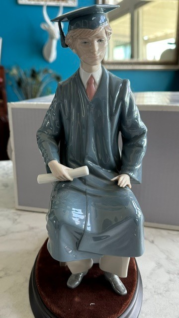 LLadro Boy Graduate New in Original Box