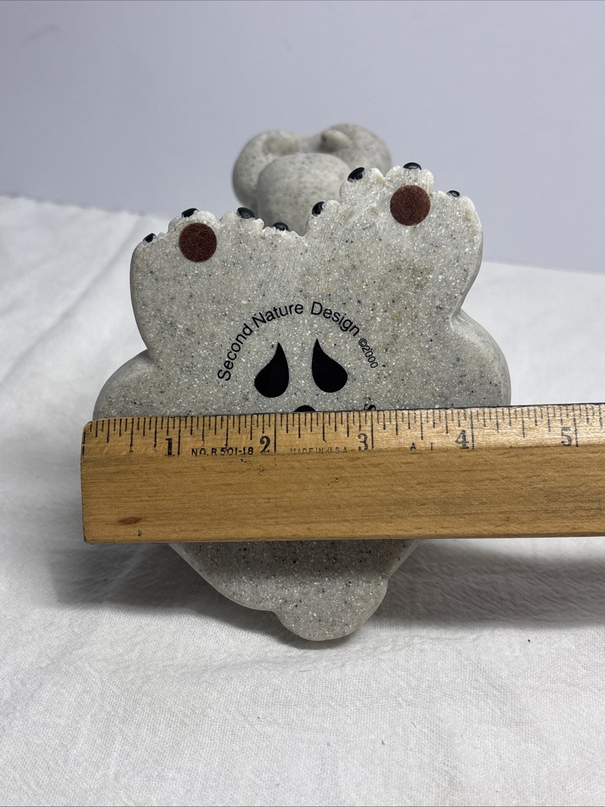 Quarry Critters Stone Harry Hippo-2000-Sculpture Second Nature Design-6”tall