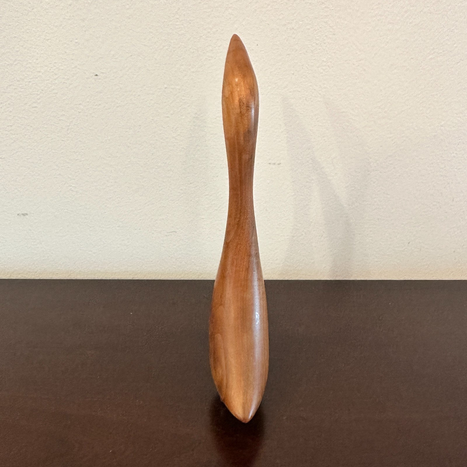 VTG Danish Modern 8″ Carved Wood BIRD Art Sculpture MCM