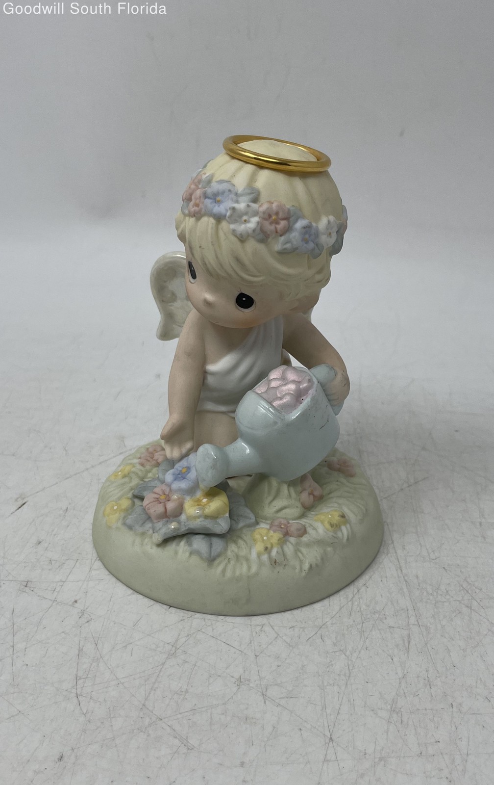 Enesco Precious Moments May Your Faith Grow With Daily Care Porcelain Figurine