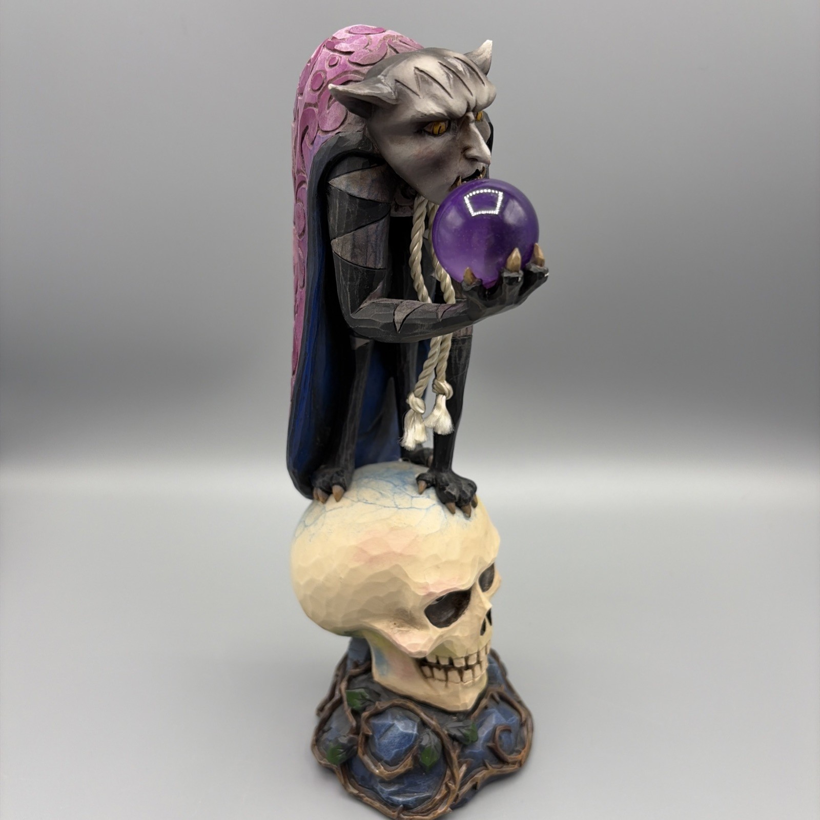 Jim Shore 2009 Heartwood Creek DEMON DARK Demon On Skull Figurine 4014442KBC