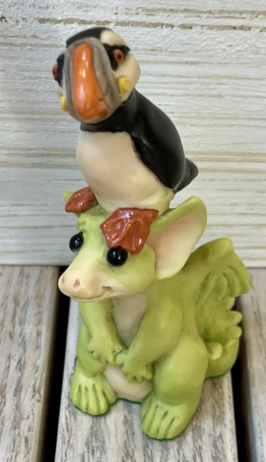 Whimsical World of Pocket Dragons “He Ain’t Heavy He’s My Puffin” 90’s