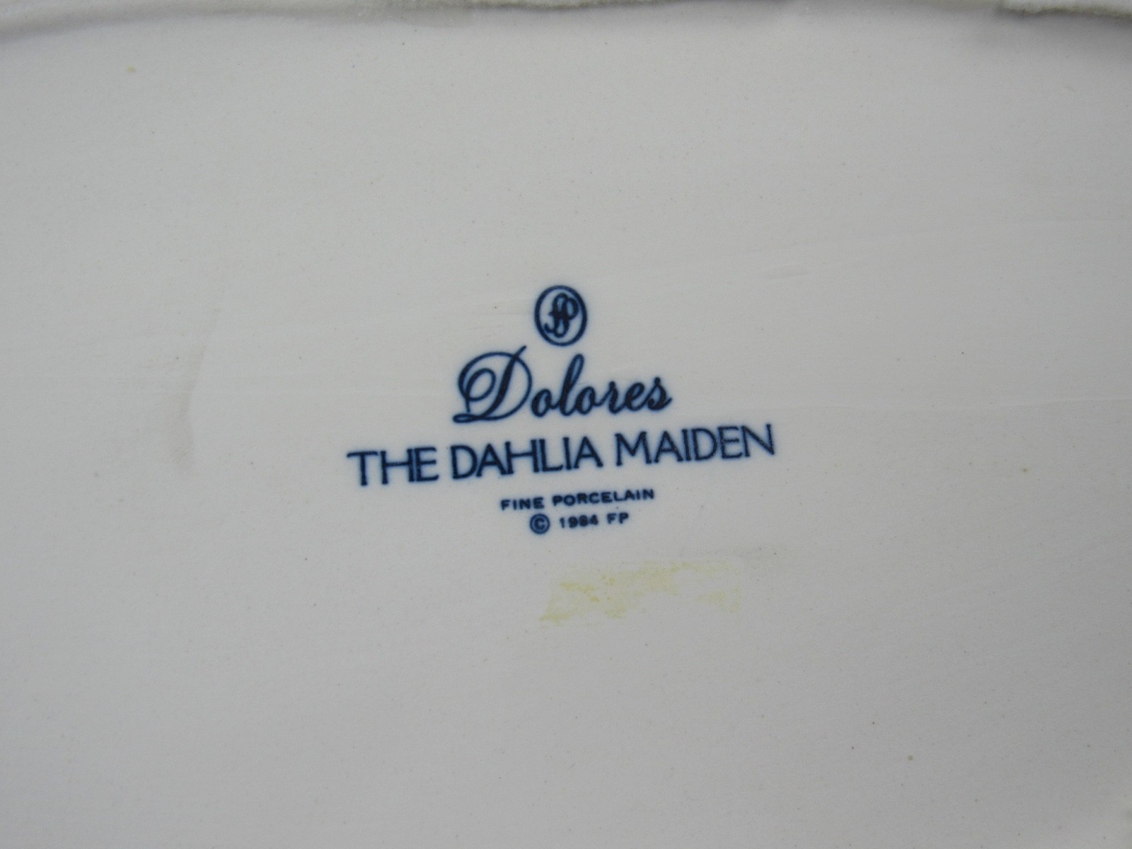 Dolores Dahlia Maiden Figurine Fulgencio Garcia Franklin Mint 1984 Signed COA
