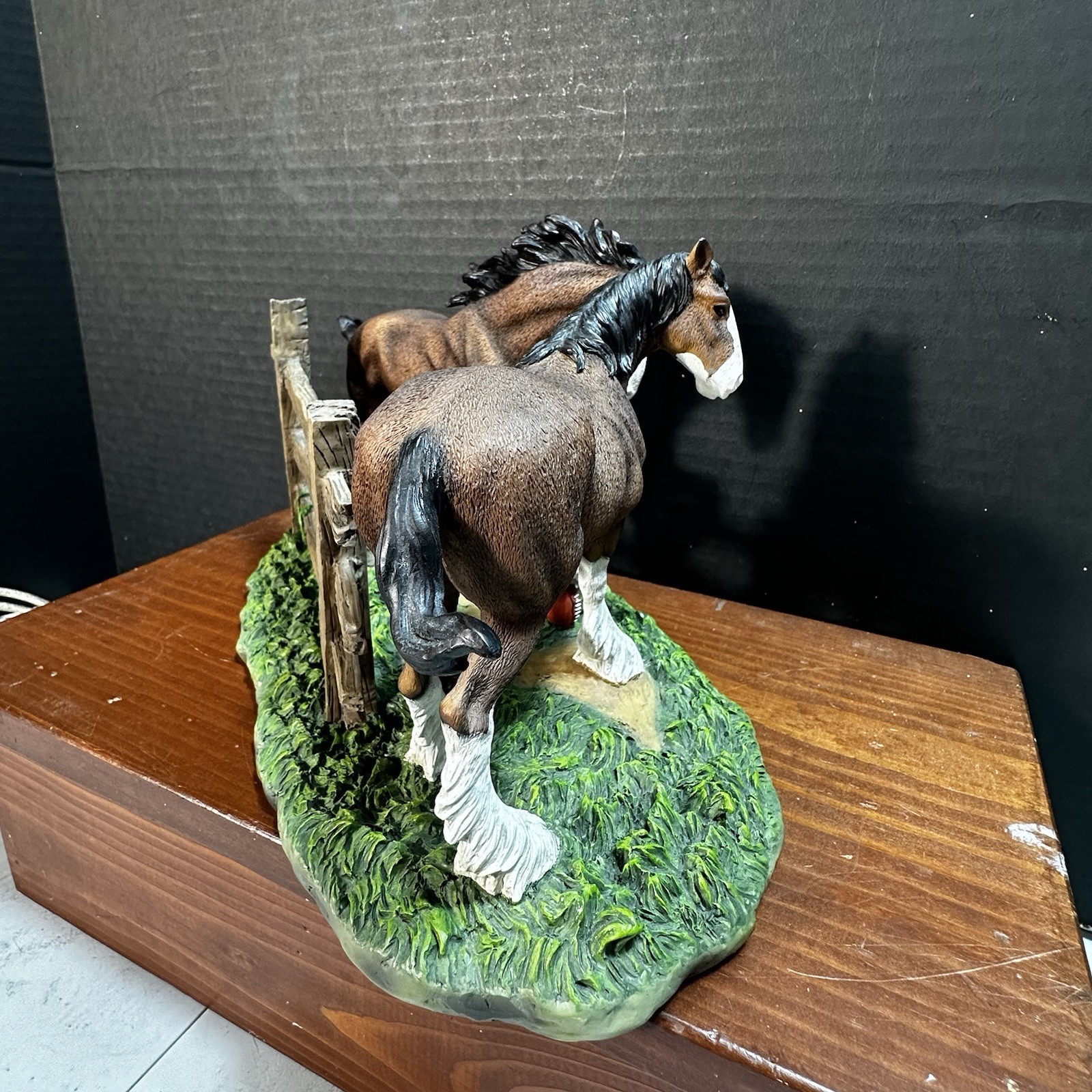 Vintage Clydesdale Anheuser Busch “Football” Figurine CLYD3 #6001 (1997)