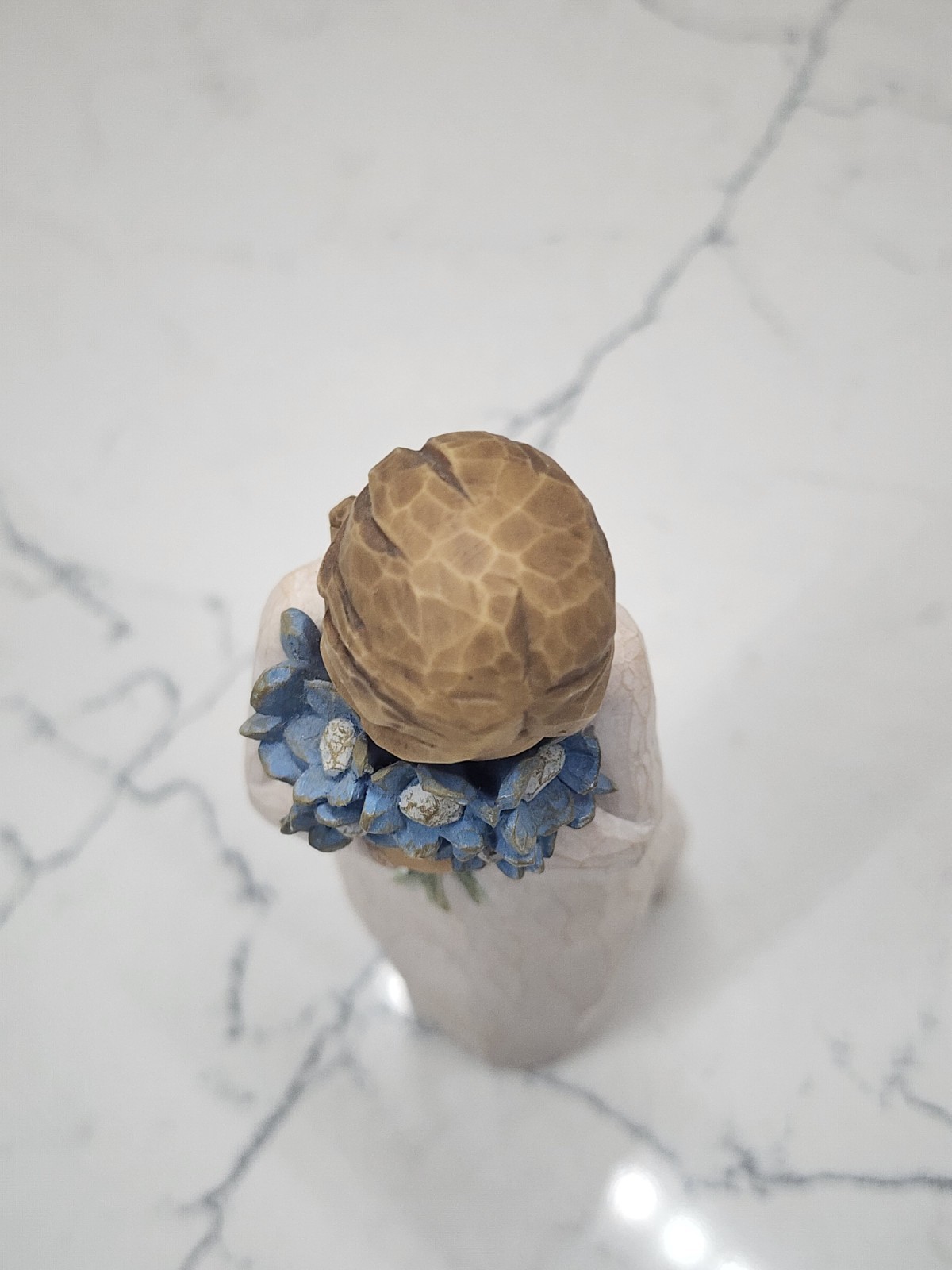 3 Willow Tree Figurines Surrounded By Love, Forget-Me-Not & Abundance