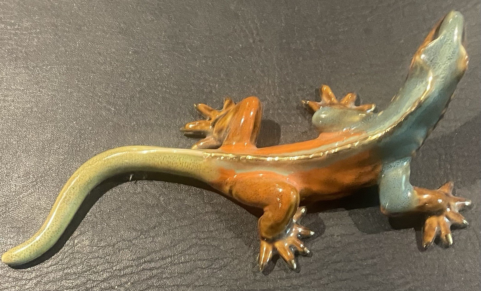Golden Pond Collection Golden Lizard 8 Inches