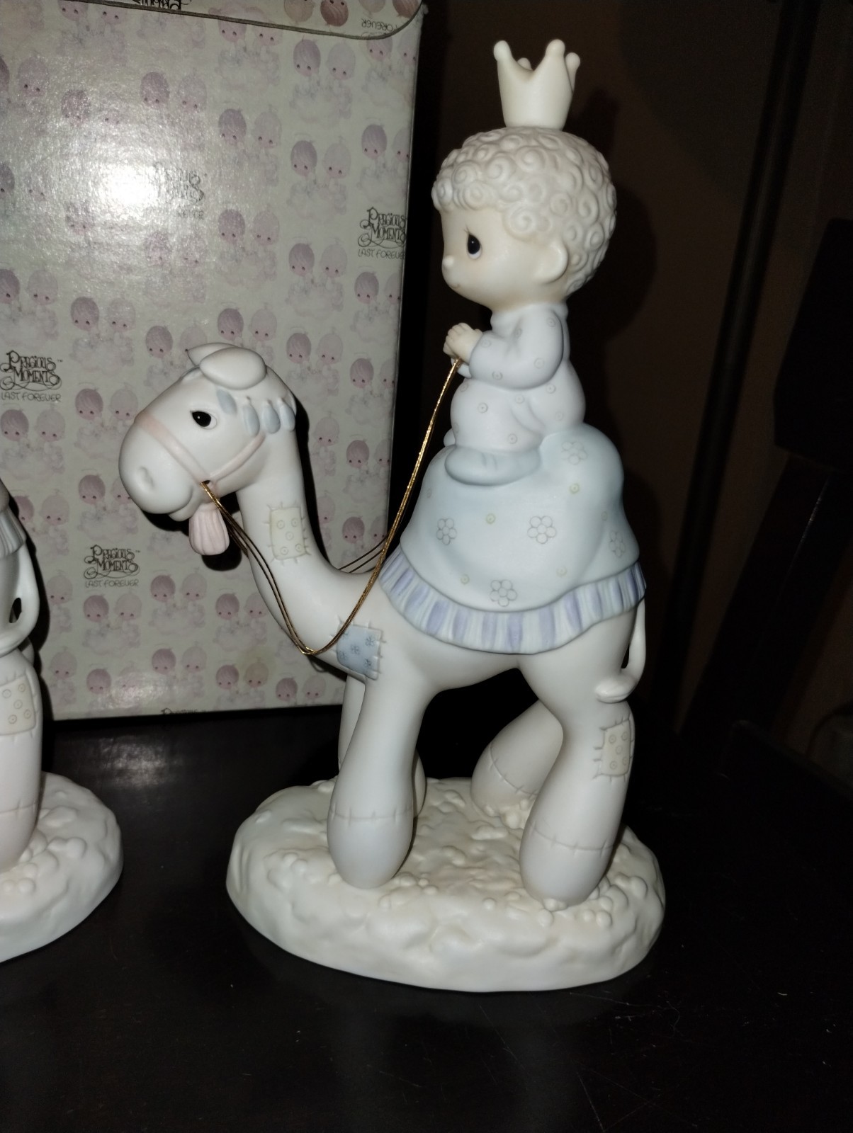 Precious Moments Nativity THEY FOLLOWED THE STAR E-5624 Wisemen/Camels EXCELLENT