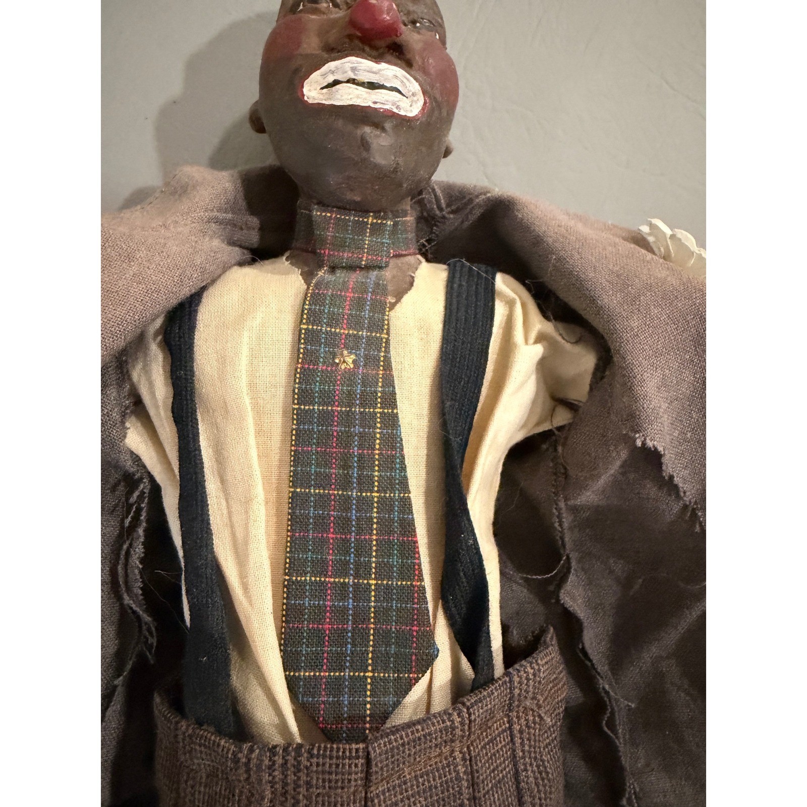 Cecil The Clown Doll Unisex Brown Vintage Art Karen Germany