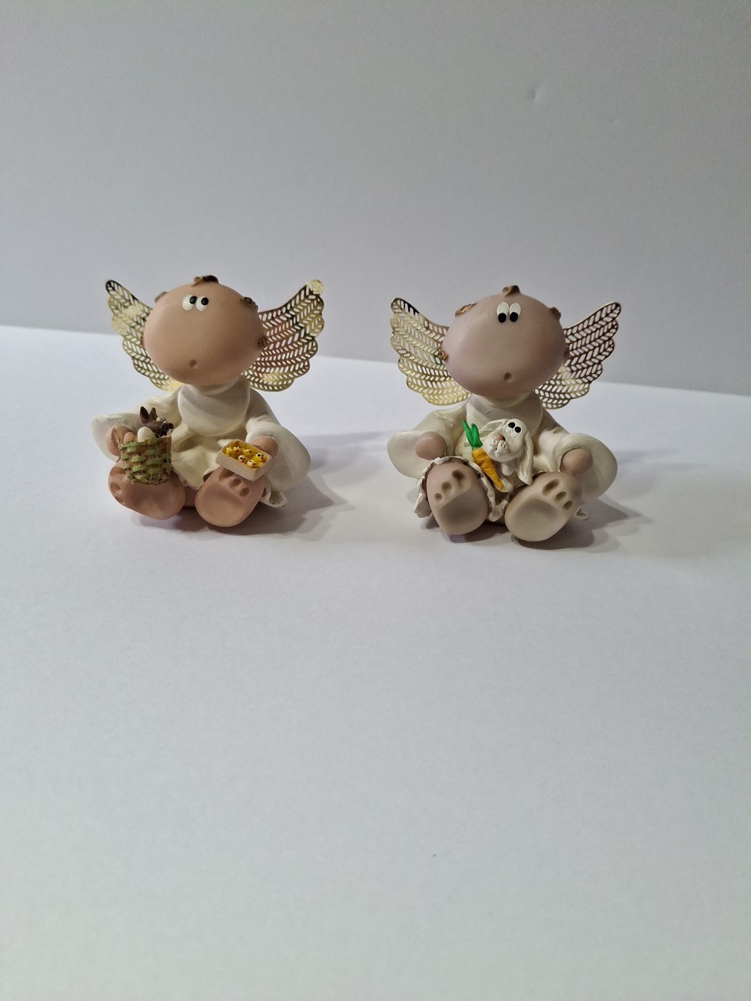 Lot 2 Vtg Russ ANGEL CHEEK’S Kirk’s Kritters Figurines Angel