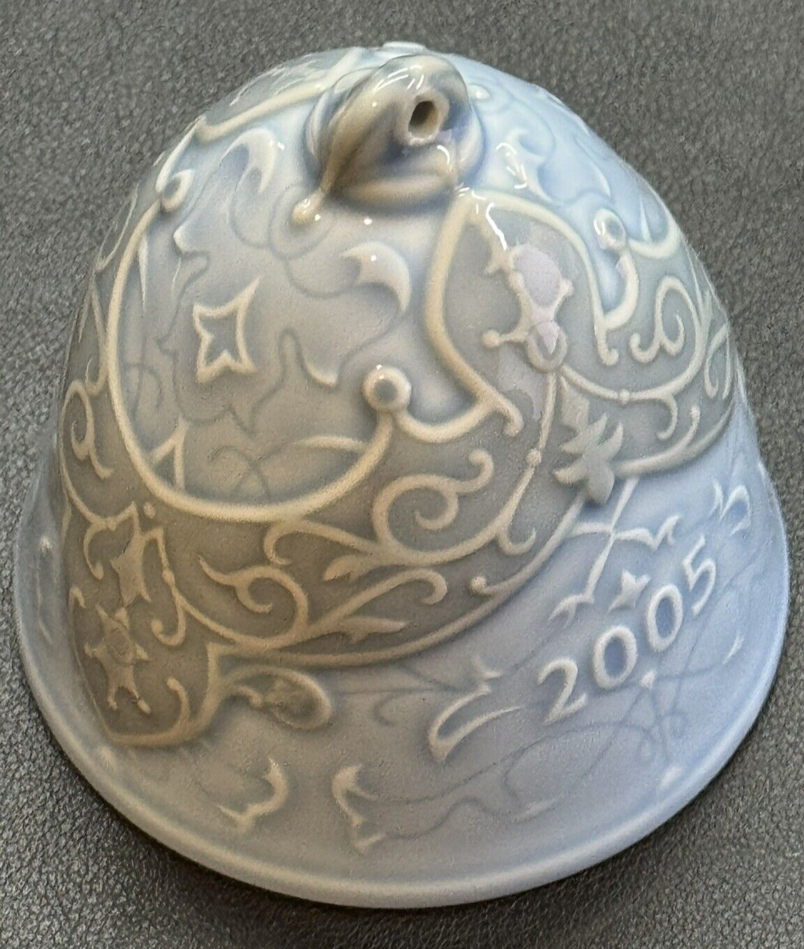 ✅ Lladró 8159; 2005 X-mas Bell; Porcelain Sculpted Bell; MINT In Original Box
