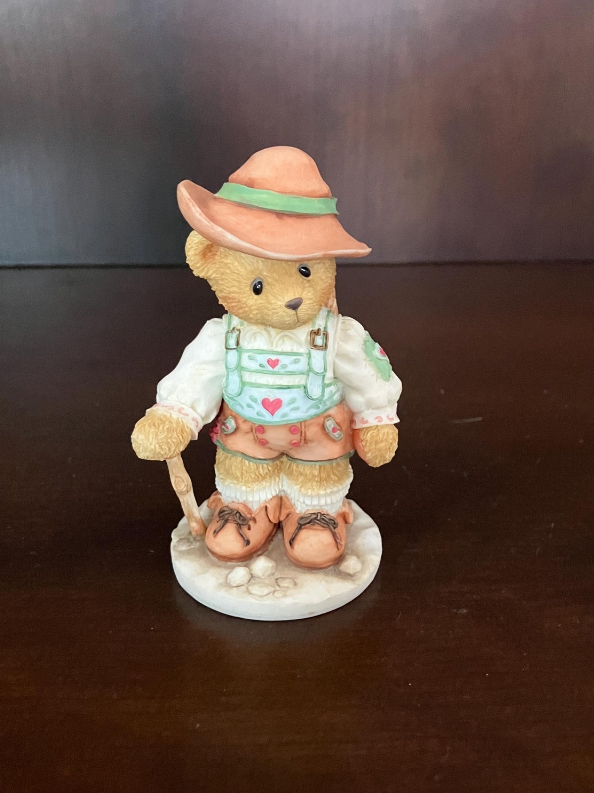 Vintage Cherished Teddies “Franz” Stone Resin Figurine 3.75″