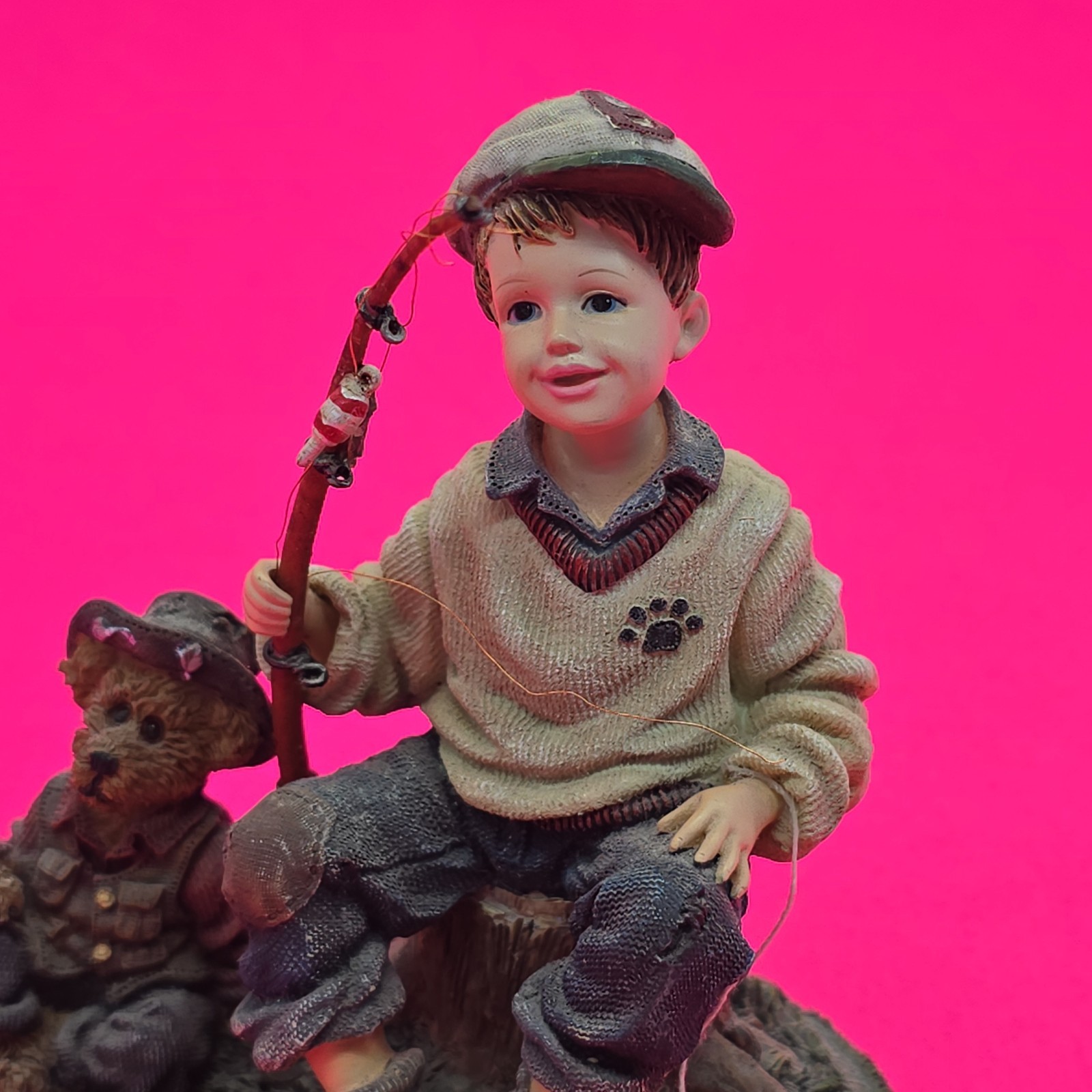 Boyds Time is but the Stream Fishing Michael & Thayer Yesterdays Child #3552