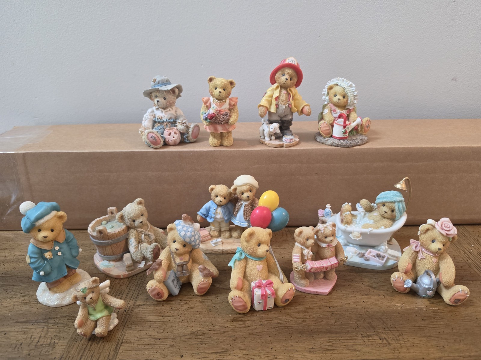 Enesco Cherished Teddies Lot of 13 Figurines 90s Mixed Lot Collection