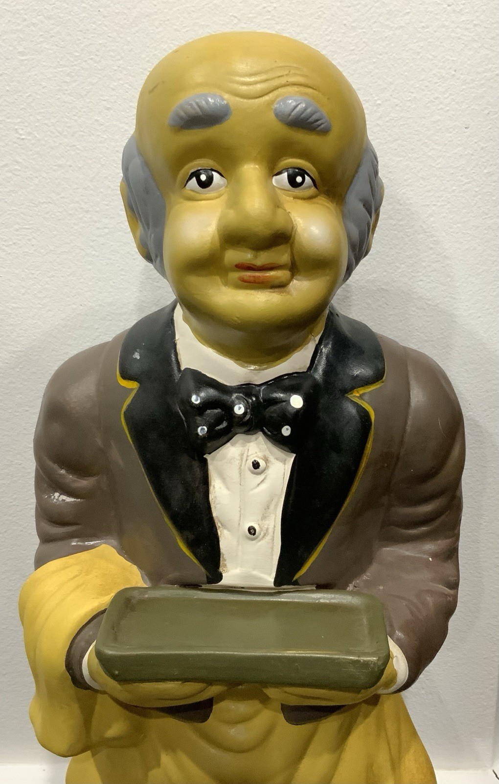 Vintage Fancy Butler Midwestern Home Quirky W/Bow Tie