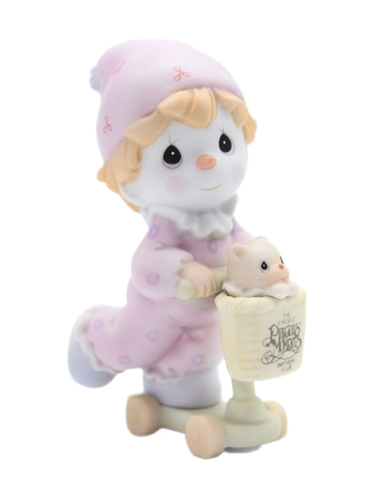 Precious Moments Scootin’ By Just To Say Hi Enesco Porcelain Figurine 1996