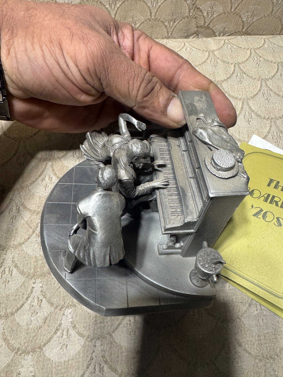 Albert Ciriaco 1978 Franklin Mint “The Roaring 20’s” Fine Pewter With COA