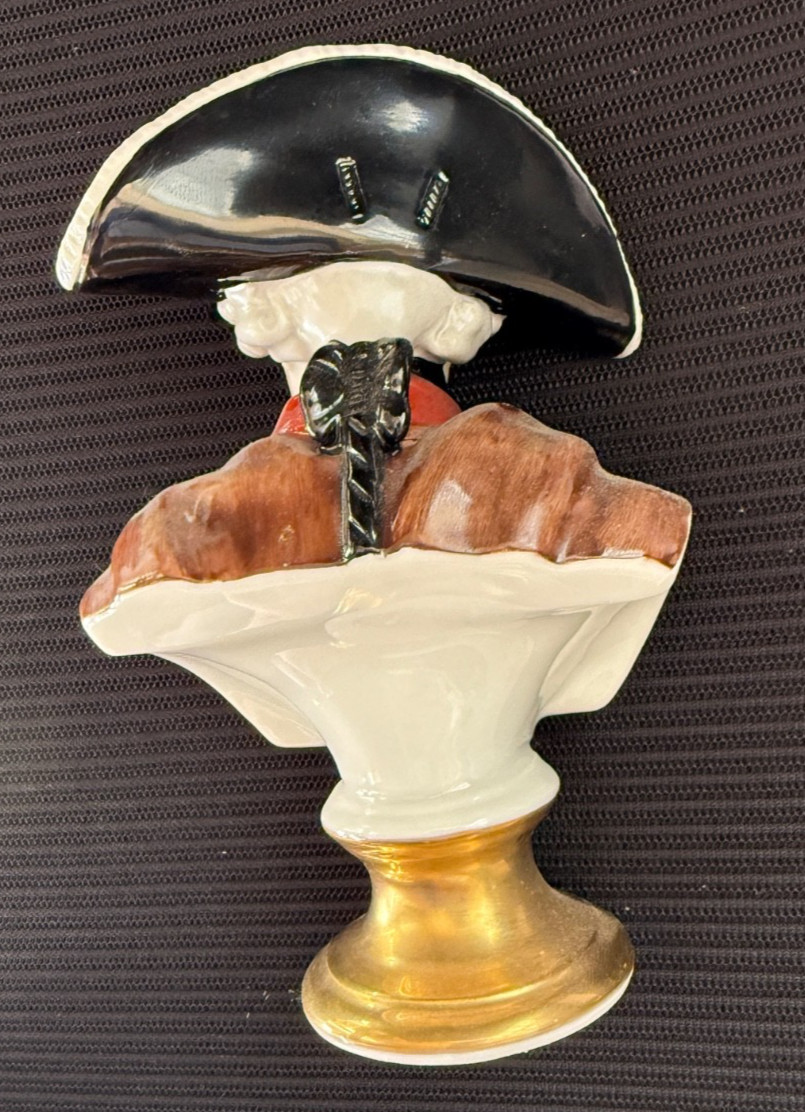 Rudolf Kammer Volkstedt Porcelain Bust Frederick The Great Germany Hand Painted