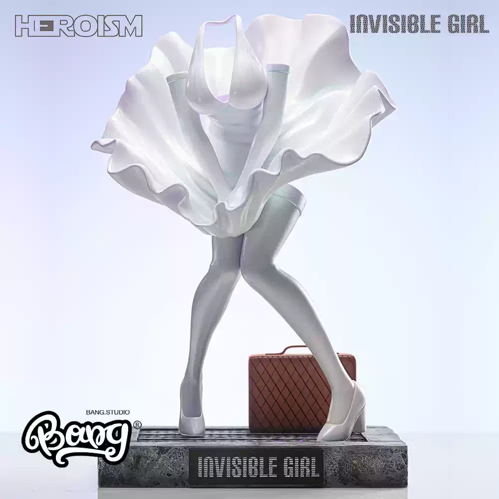 HEROISM STUDIO Invisible Girl Limited Version Collectibles Art Toy New In Stock