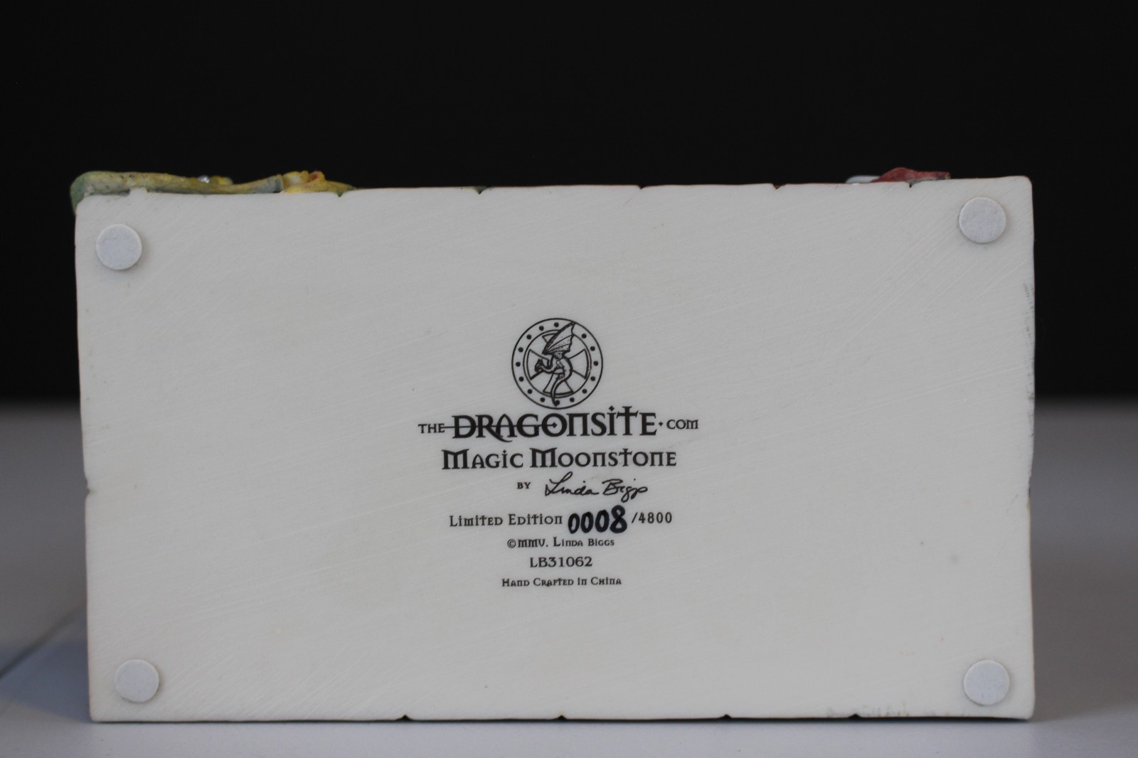 Dragonsite Magic Moonstone Linda Biggs Limited Ed Figurine Fairy Dragon LB31062