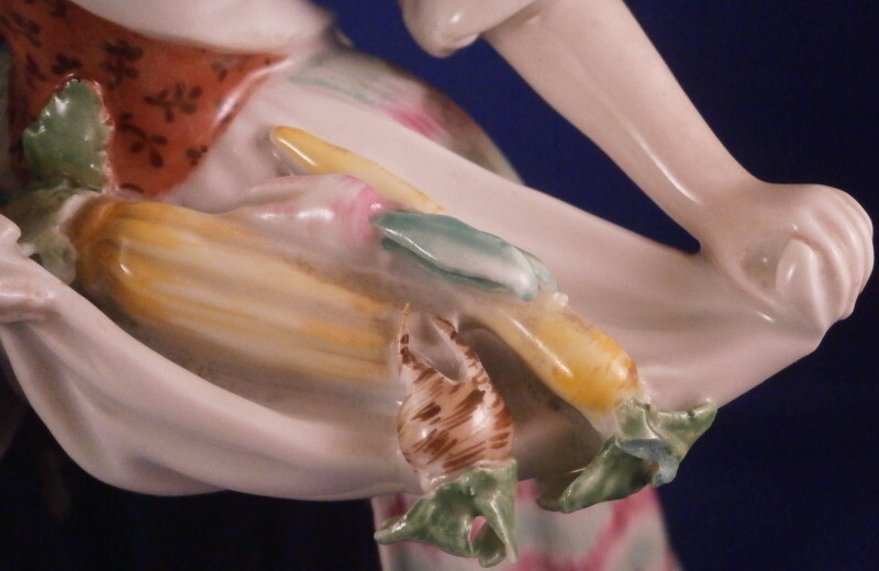 Augarten Wien Porcelain Lady Merchant Figure Figurine Porzellan Figur Vienna