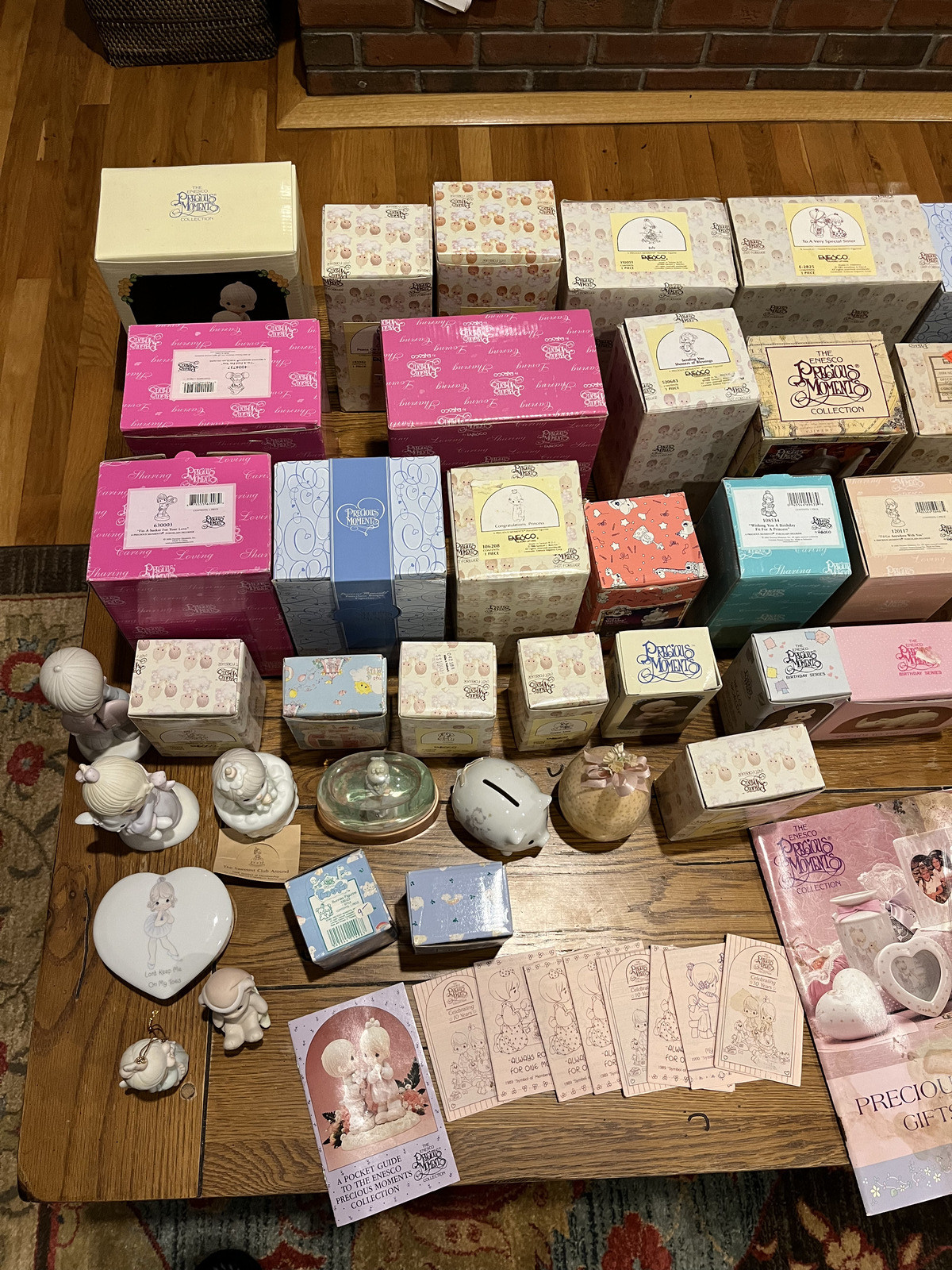 Lot of 47 Different Enesco Precious Moments Figurines w/ Boxes Rare Retired