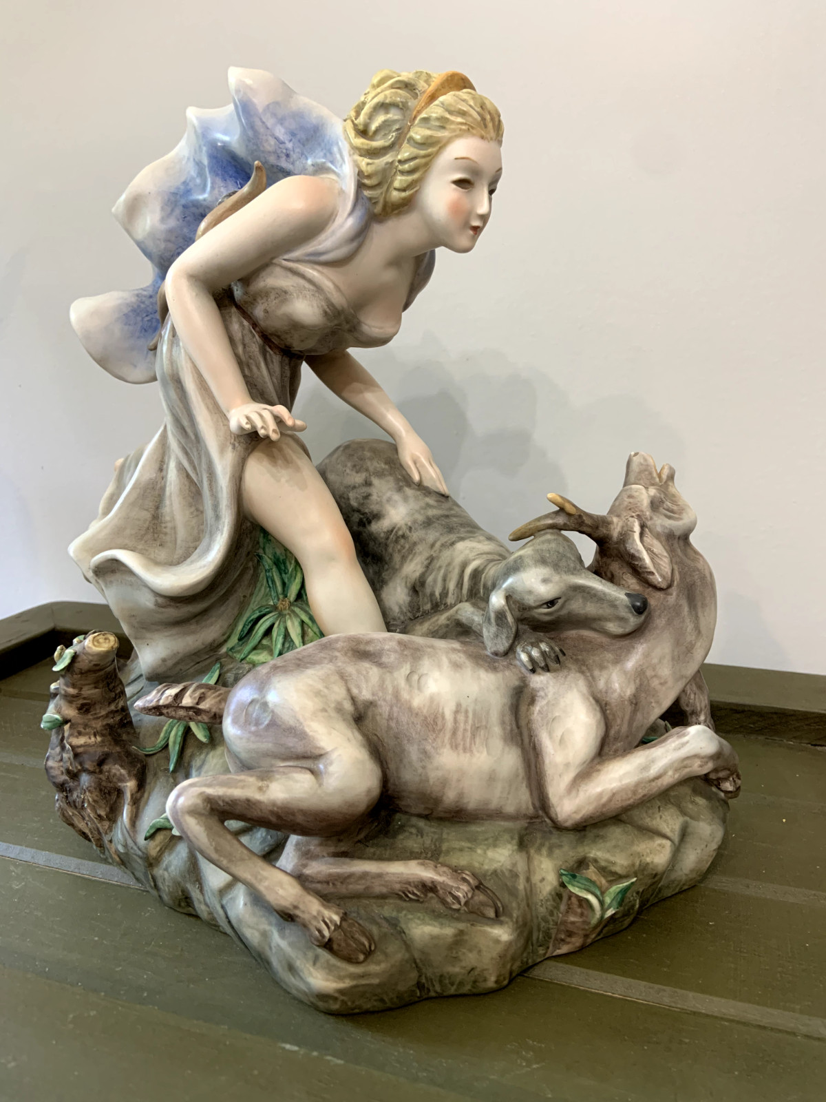 Diana the Huntress mythological scene attrib. to Giovanni Petucco Artemis figure