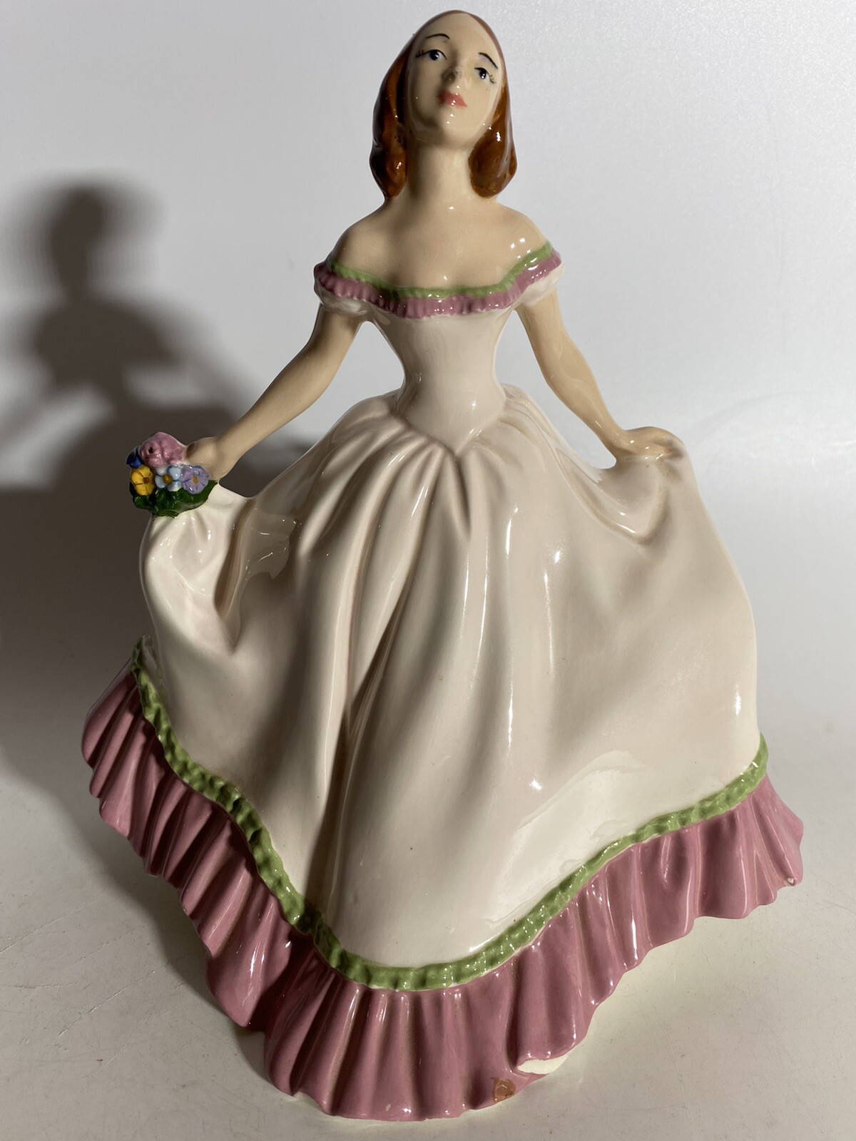 Vintage 1958~Artist Signed~Florence Cox Ceramic Studio~Southern Bell Figurine