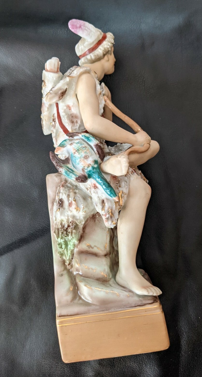 Diana the Huntress Greek Mythology Sylvan China CMD 10.5” Porcelain Lady Statue