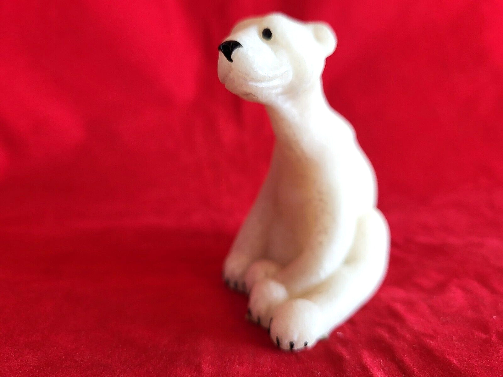 Quarry Critters Polar Bear Figurine “Paulie” by Second Nature Designs 2000 2.5″
