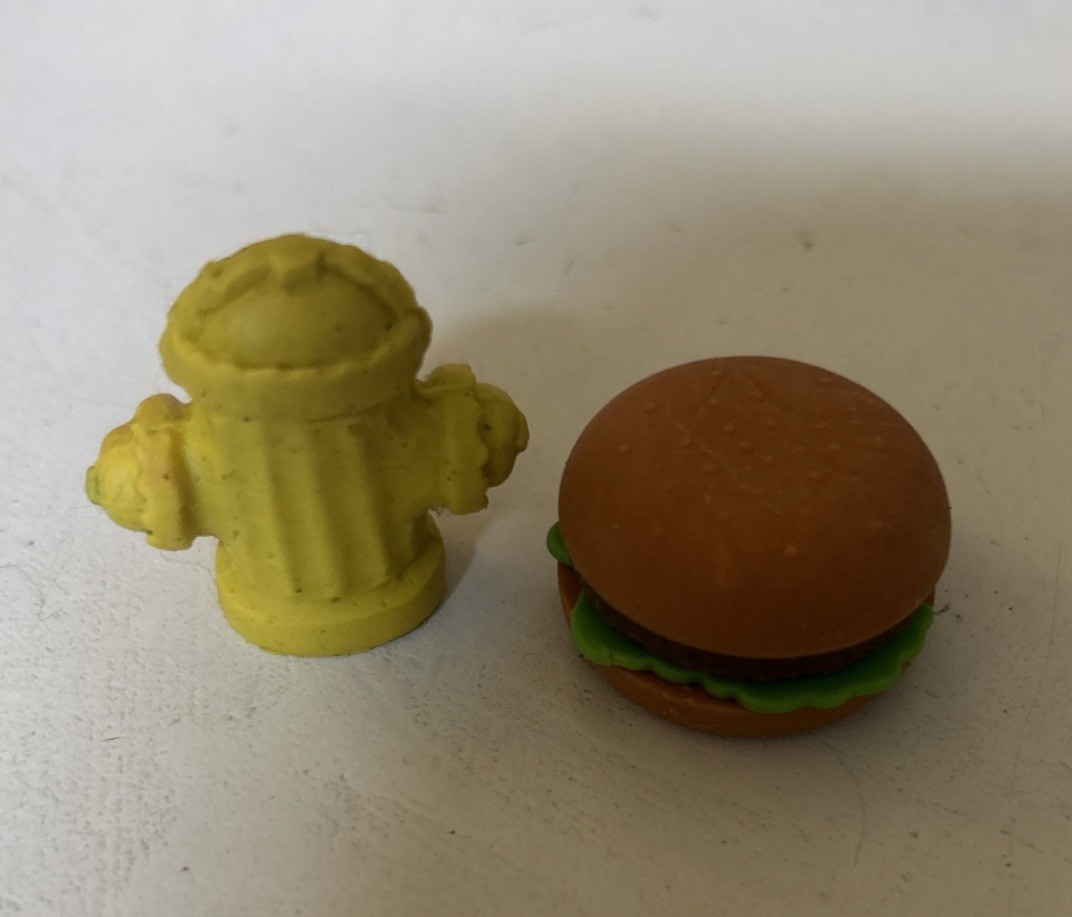 Lot Of 18, 1 to 2 Inch Rubber Multi-Colored Figurines with various themes