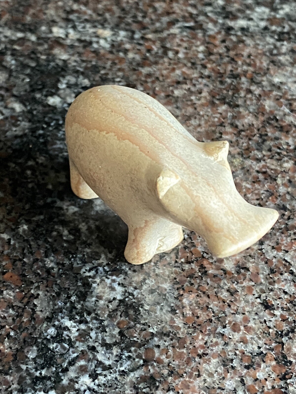 Smooth Soapstone Miniature Hippo Statue Figure – House Hippo