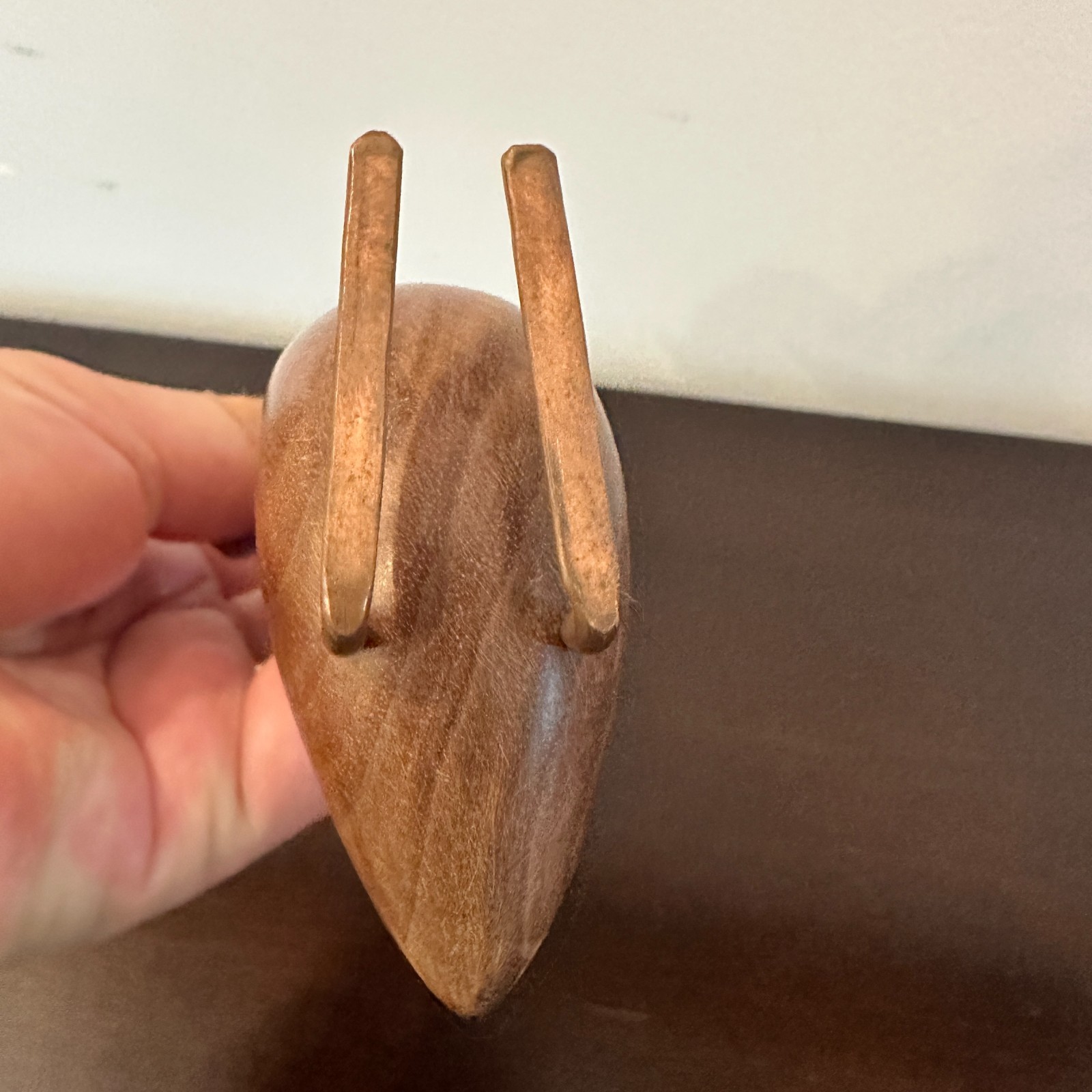 VTG Danish Modern 8″ Carved Wood BIRD Art Sculpture MCM