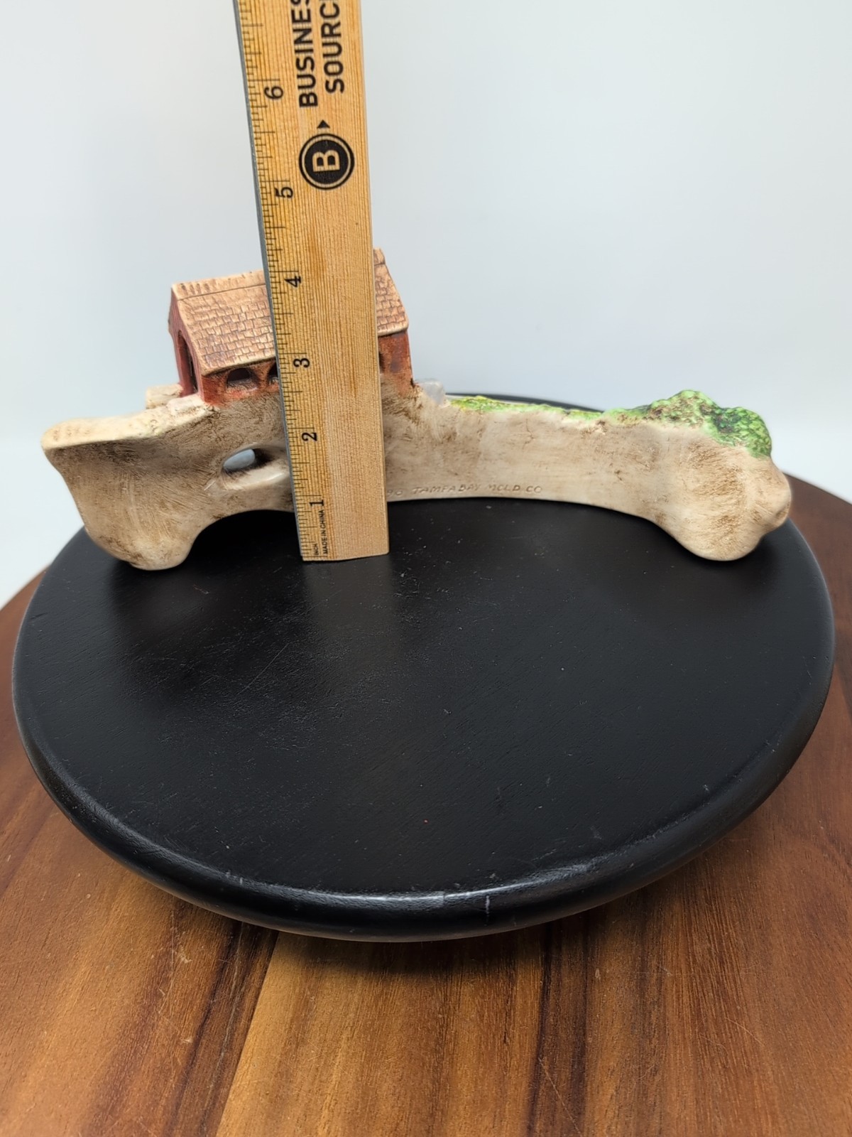 Beautifully Painted 1998 Tampa Bay Mold Co. Ceramic Bridge Sculpture