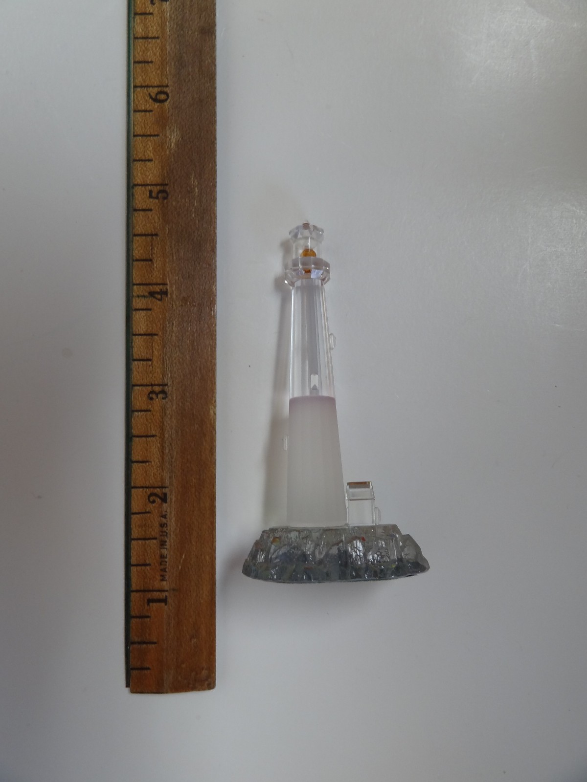 Crystal World Multicolored Crystal “Bernegat Lighthouse” Long Beach Island