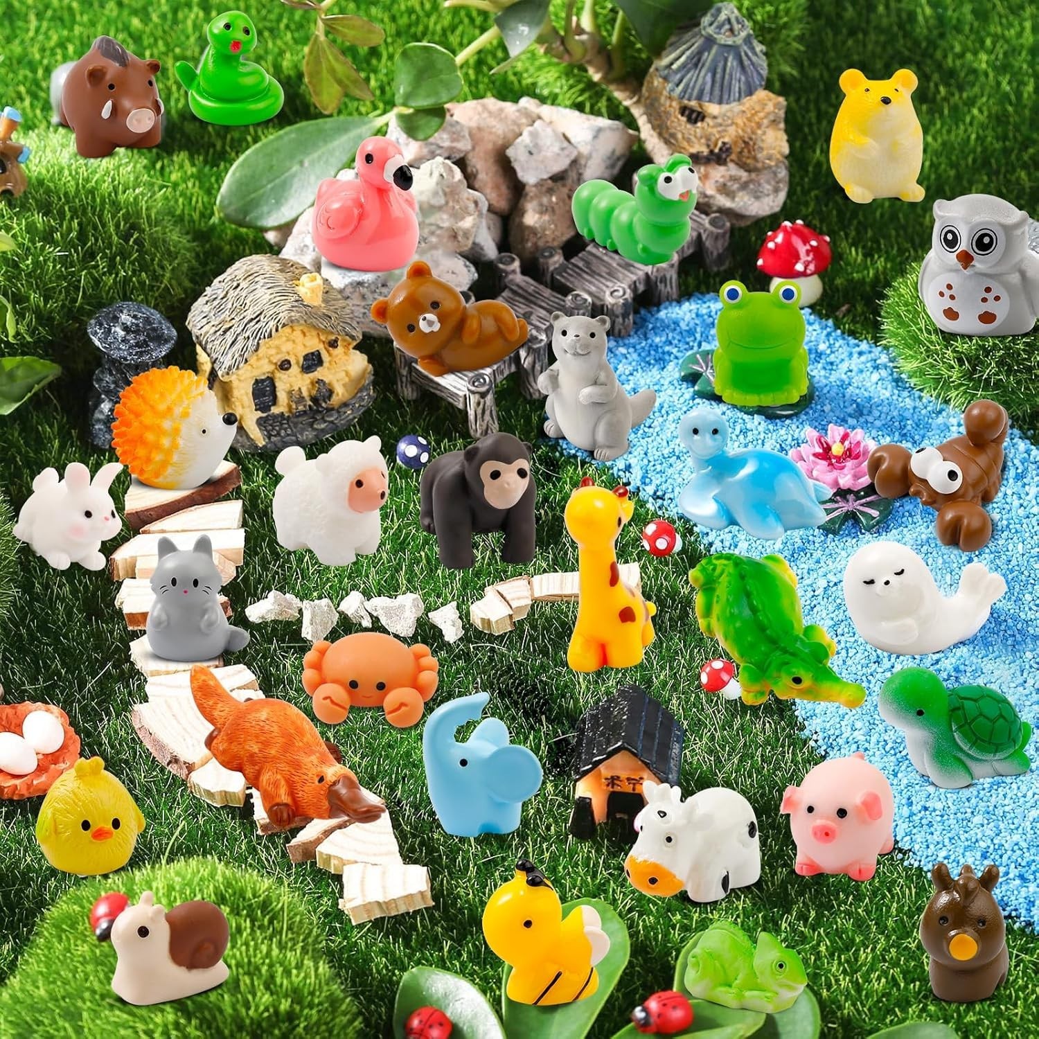 Creative Mini Resin Animals – 42 Styles for Artsy Individuals and Parties
