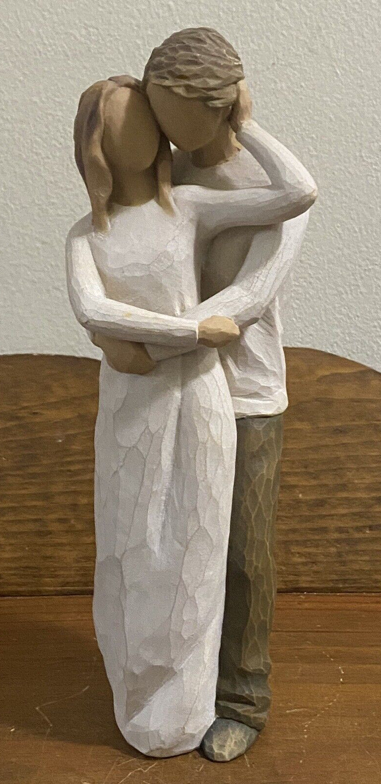 Willow Tree ” Together ” Man & Woman Couple Susan Lordi Hand-Painted Figurine 9″