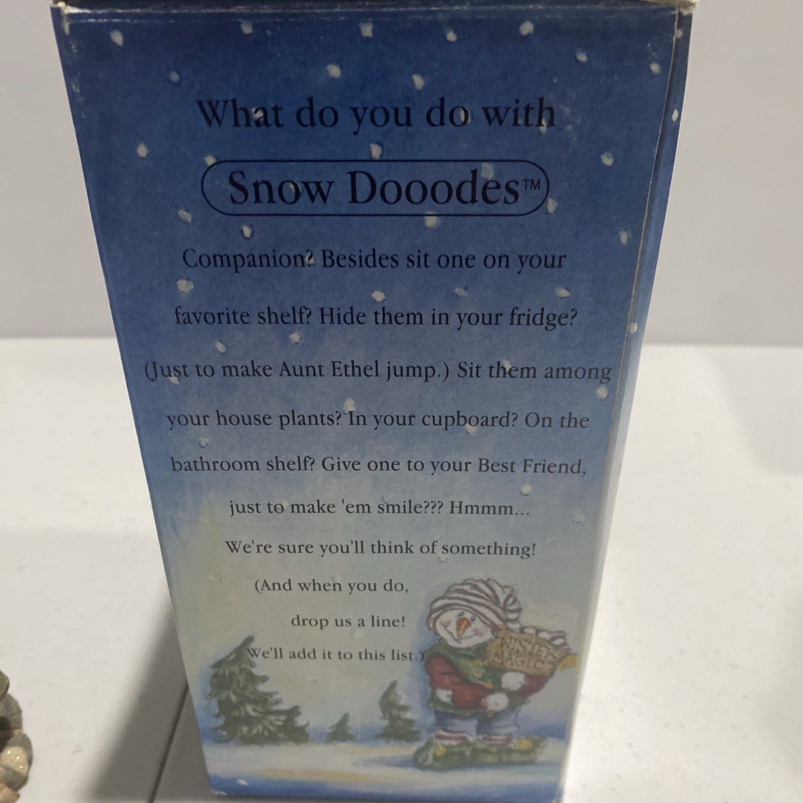 Snow Dooodes 2001 BOYDS #36517 Mrs G Clef Halfnote…Two Part Harmony