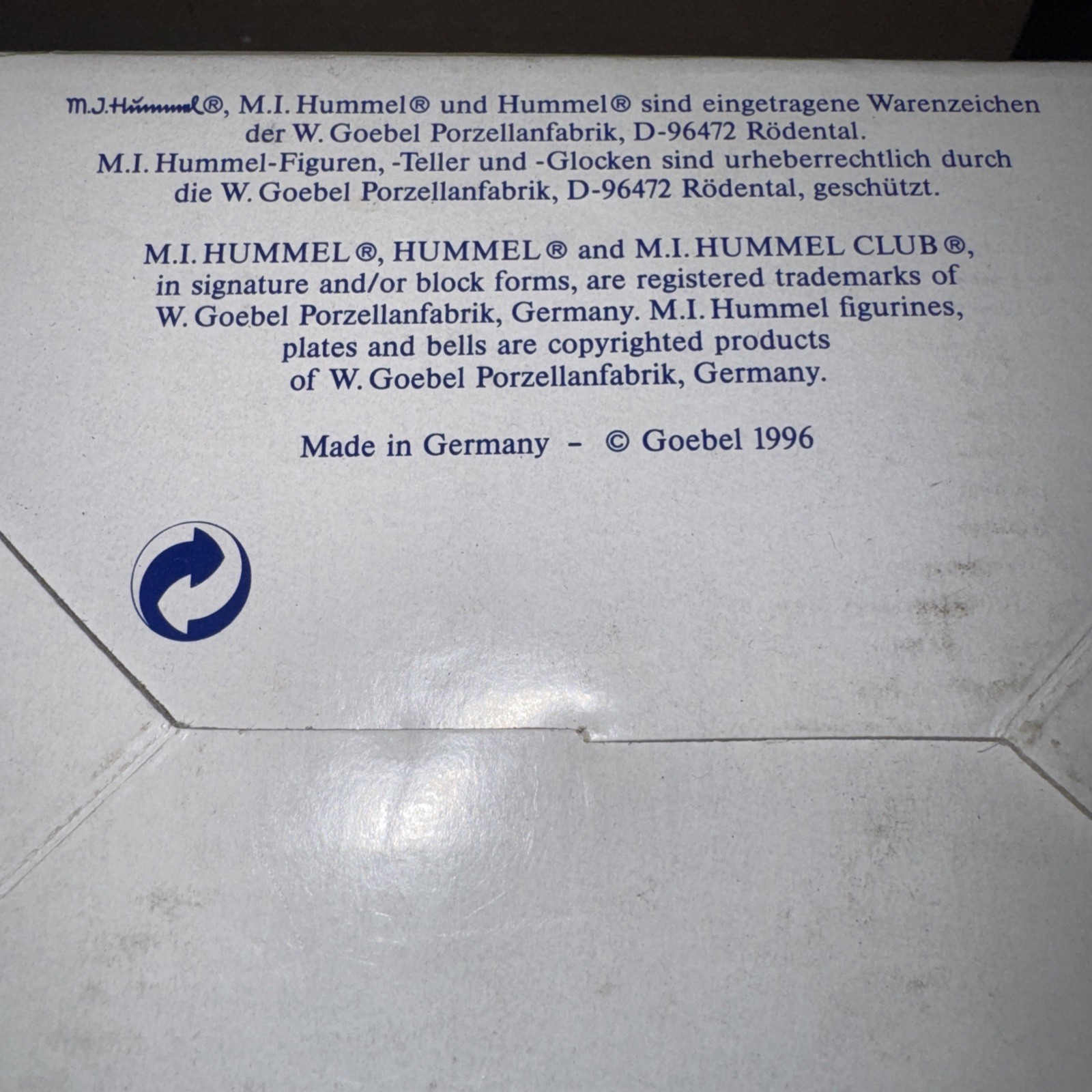 7 EMPTY HUMMEL BOXES *NO FIGURES* 1990’s Some Paperwork In Boxes *Pictures*
