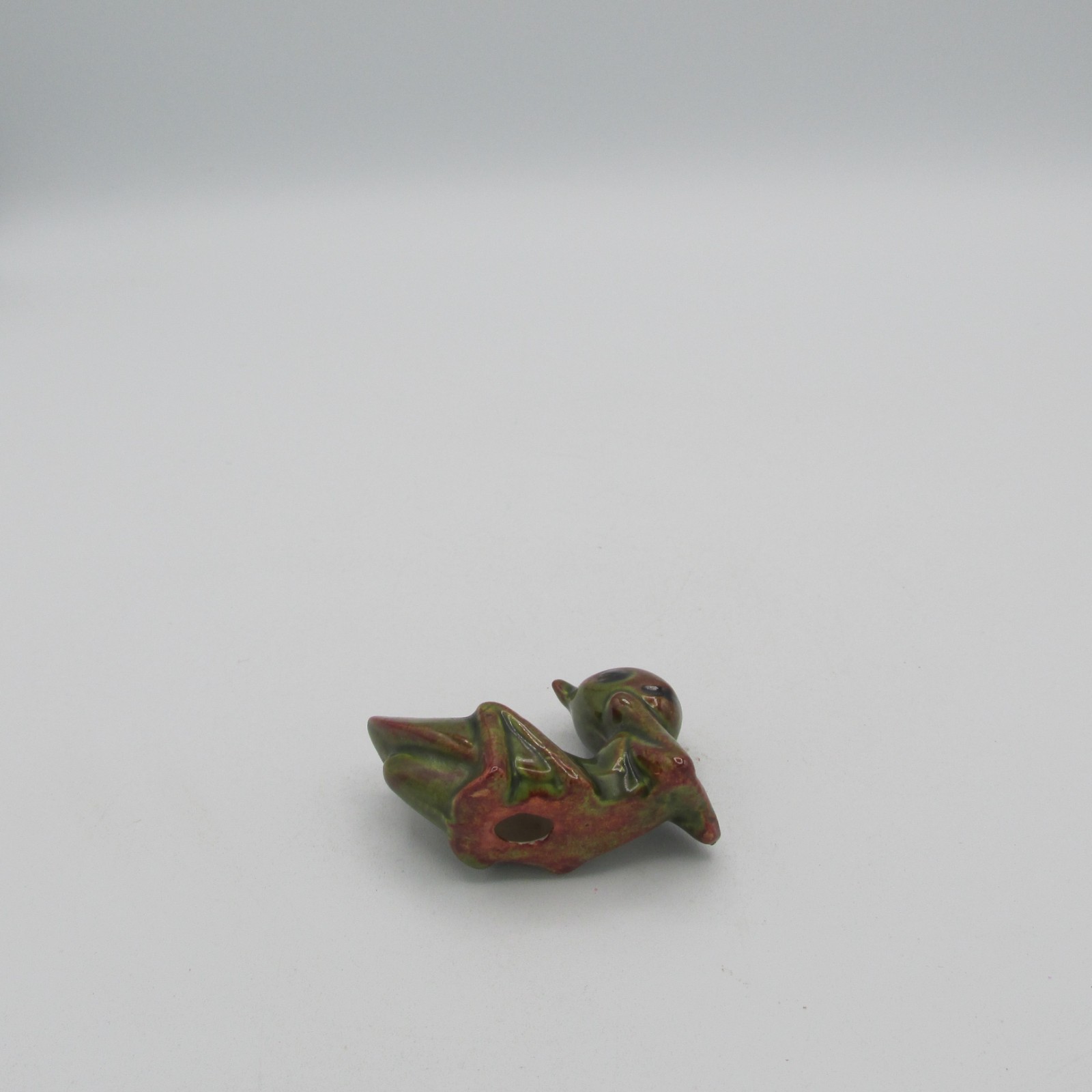 Mid Century Modern Ceramic Grasshopper Lucky Cricket Figurine Pair Kitschy