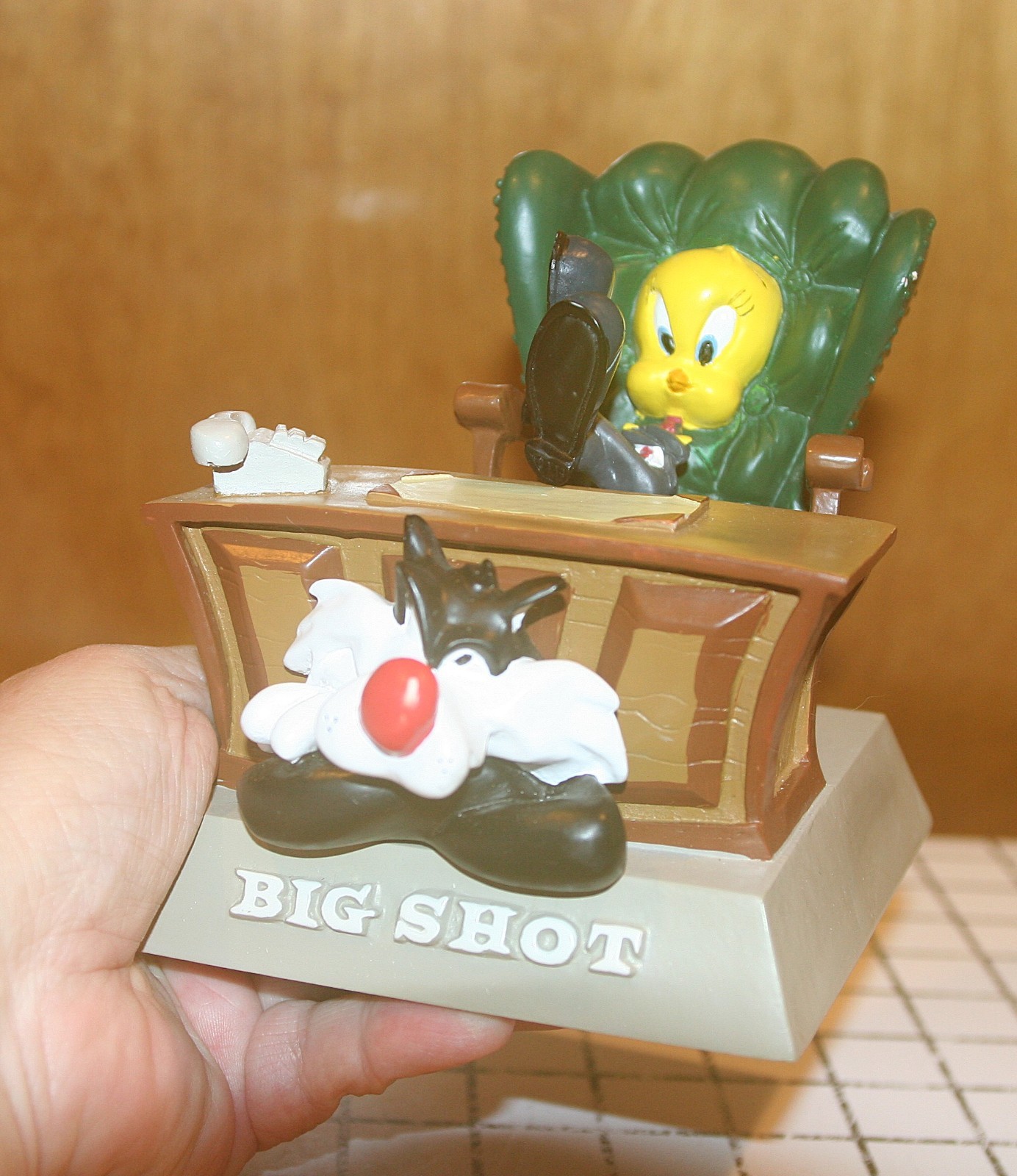 Vintage Tweety Bird Sylvester “Big Shot” Warner Bros Studios Store Figurine 1996
