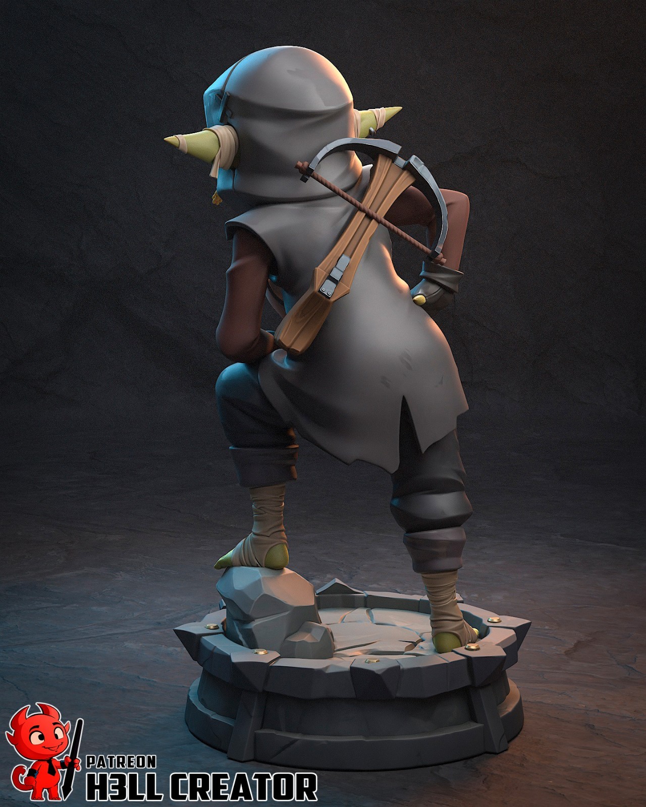 Nott the Brave – The Mighty Nein 1/10 Scale Statue 3D Print Model Kit Unpainted